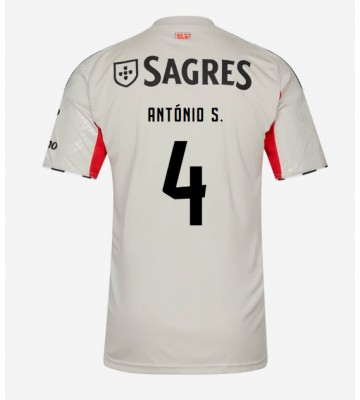 Benfica Antonio Silva #4 Replika Udebanetrøje 2025-26 Kortærmet